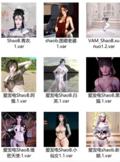 【vam人物卡】shaob人物合集